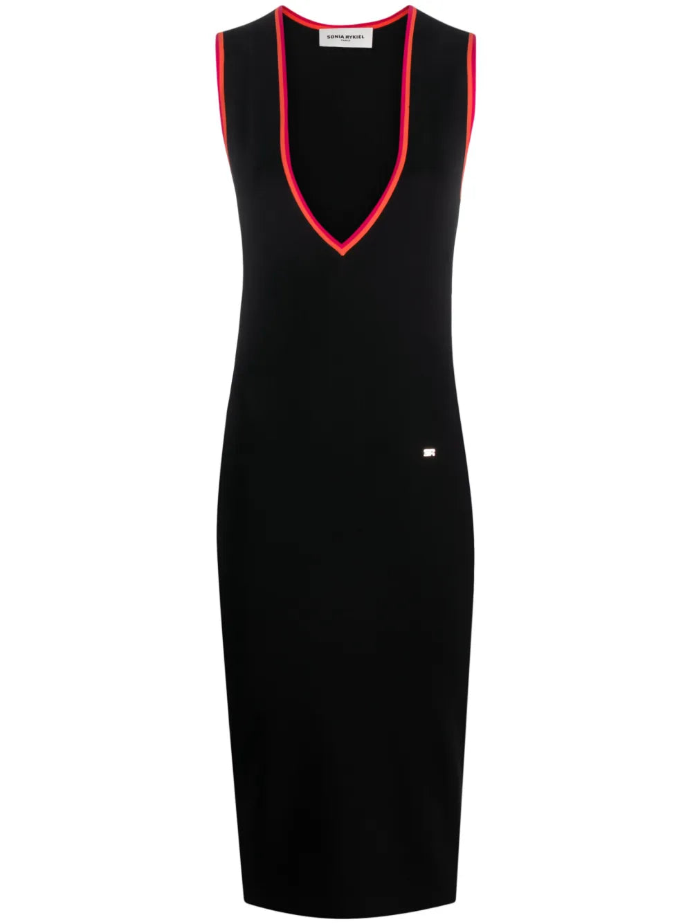 Colourful Details Knitted Dress