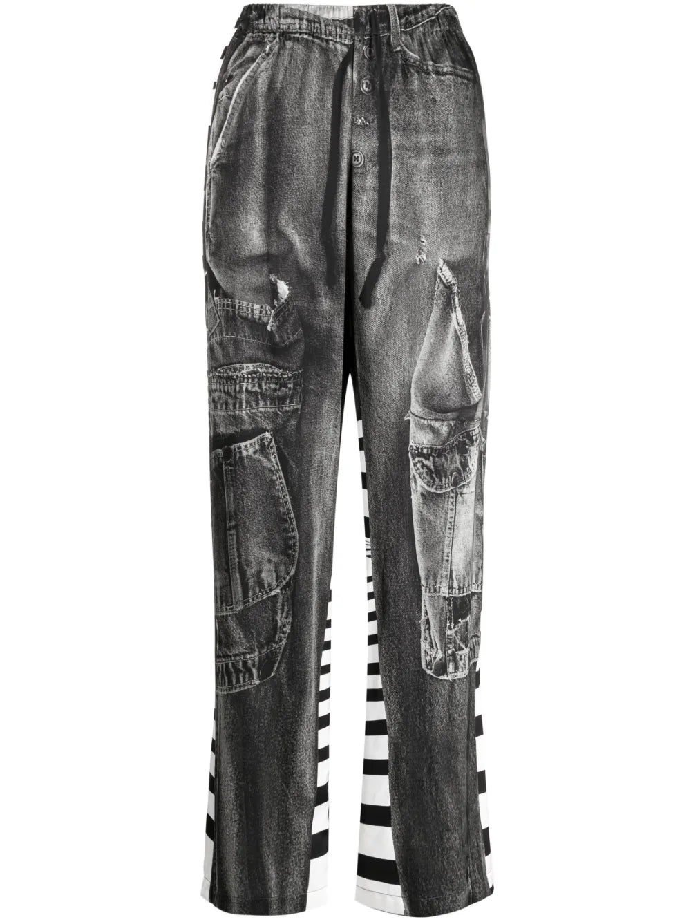 Eye-Catching Graphic-Print Track Pants