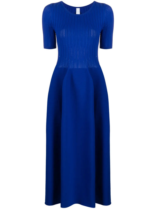 Pottery Ribbed-Knit Midi Dress