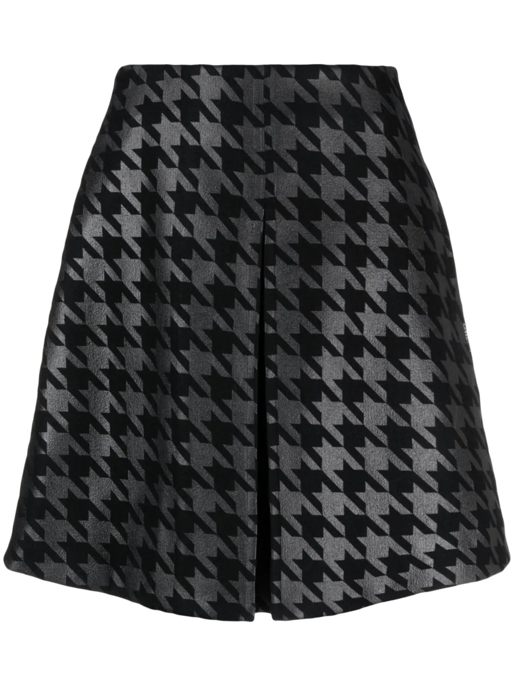 Houndstooth Pattern Miniskirt