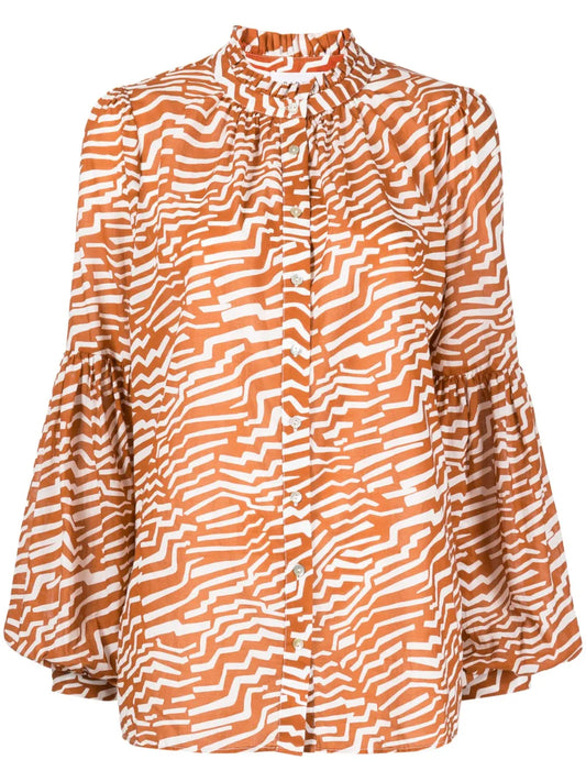 Graphic-Print Long-Sleeve Shirt