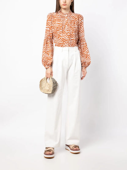Graphic-Print Long-Sleeve Shirt