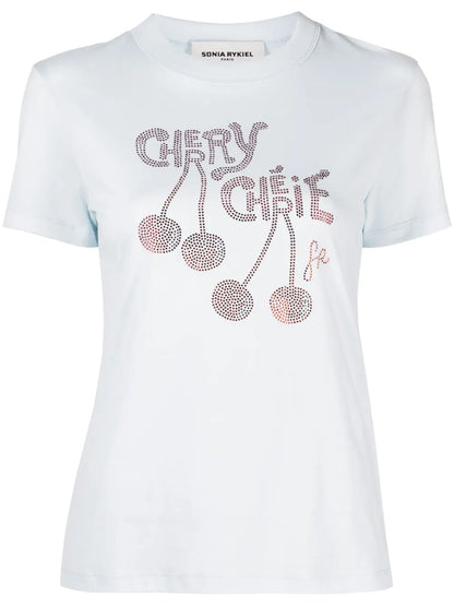 Embellished Cotton T-Shirt