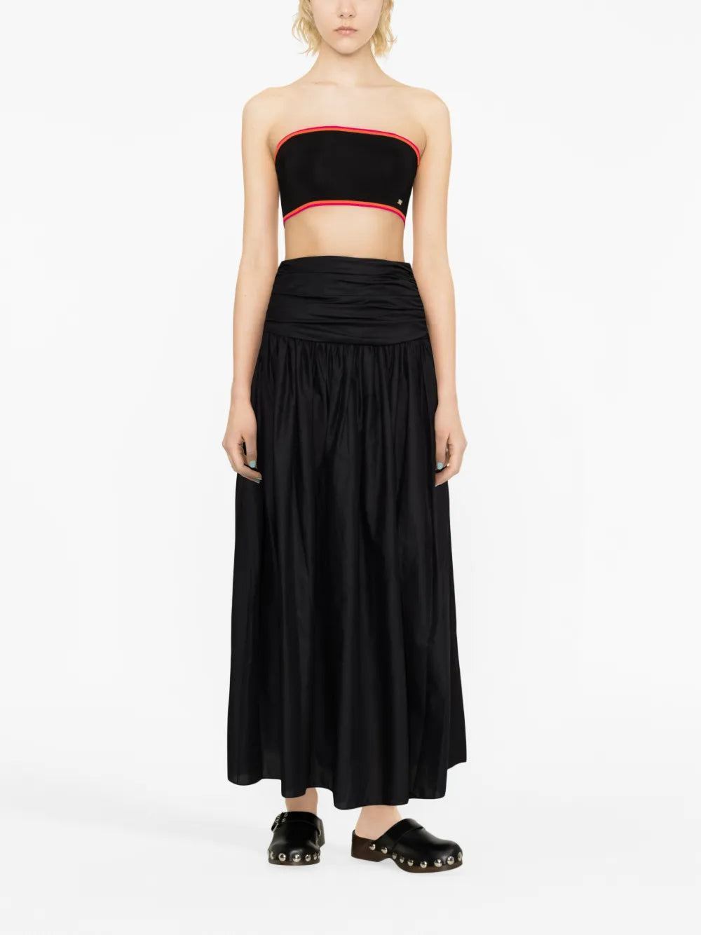 Striped Knitted Crop Top