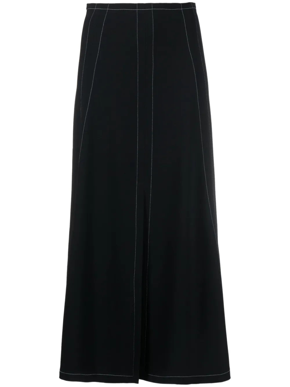 Front-Slit Midi Skirt