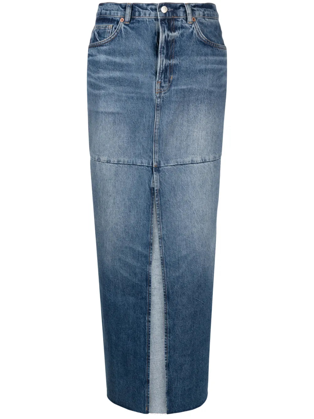 Tazz Denim Maxi Skirt