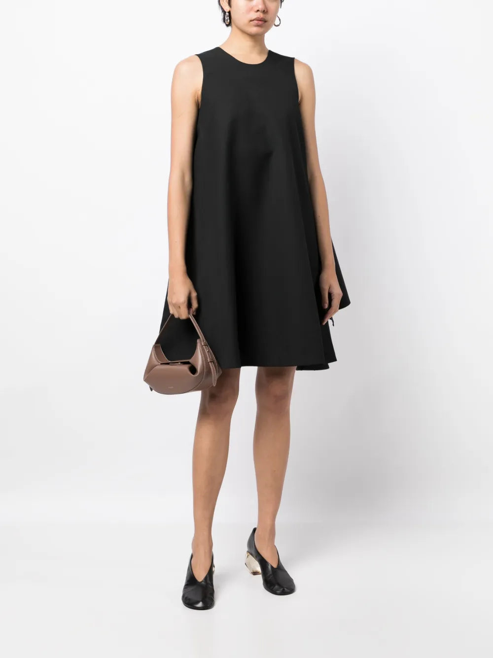 Asymmetric Sleeveless Minidress