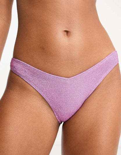 Glitter V Bikini Bottoms