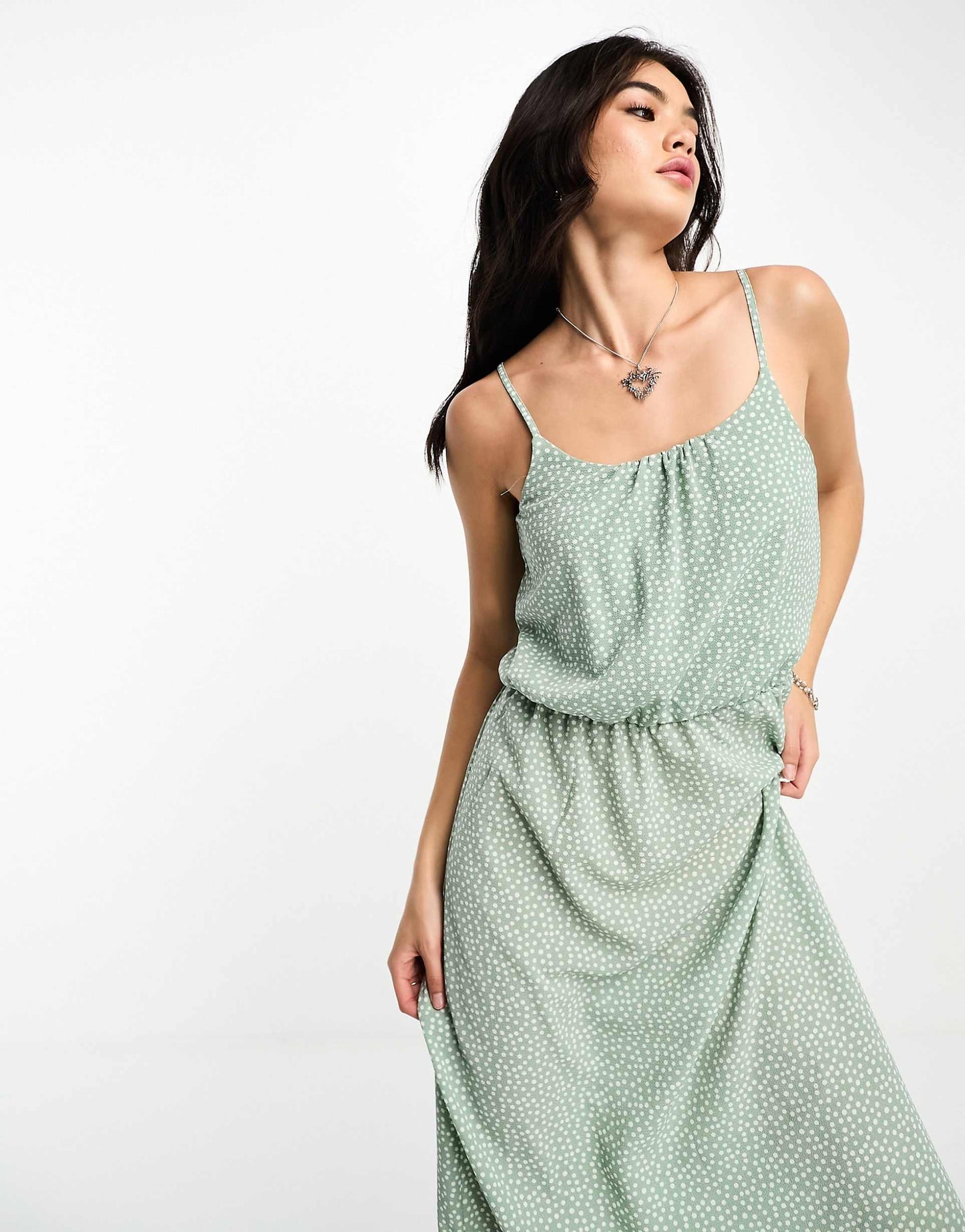 Ruched Out Maxi Dress