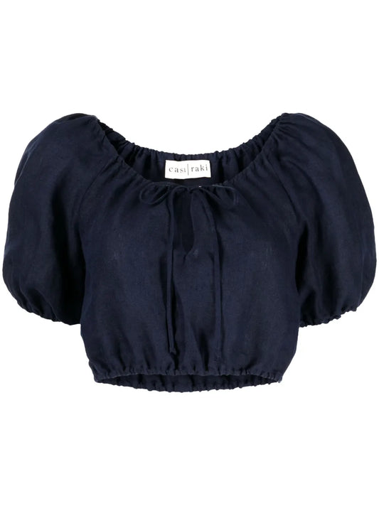 Short-Sleeve Crop Top