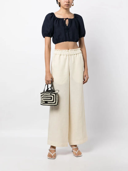 Short-Sleeve Crop Top