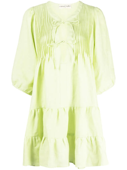 Katja Linen Tiered Dress