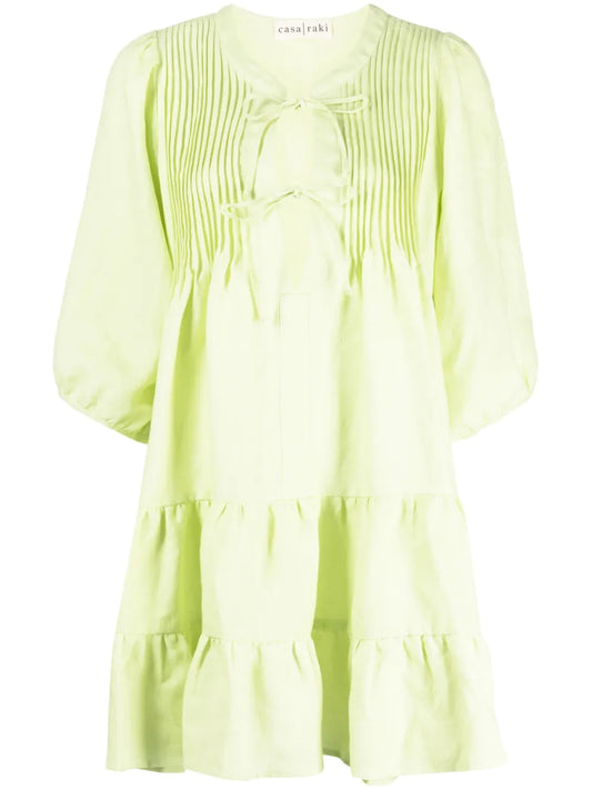 Katja Linen Tiered Dress