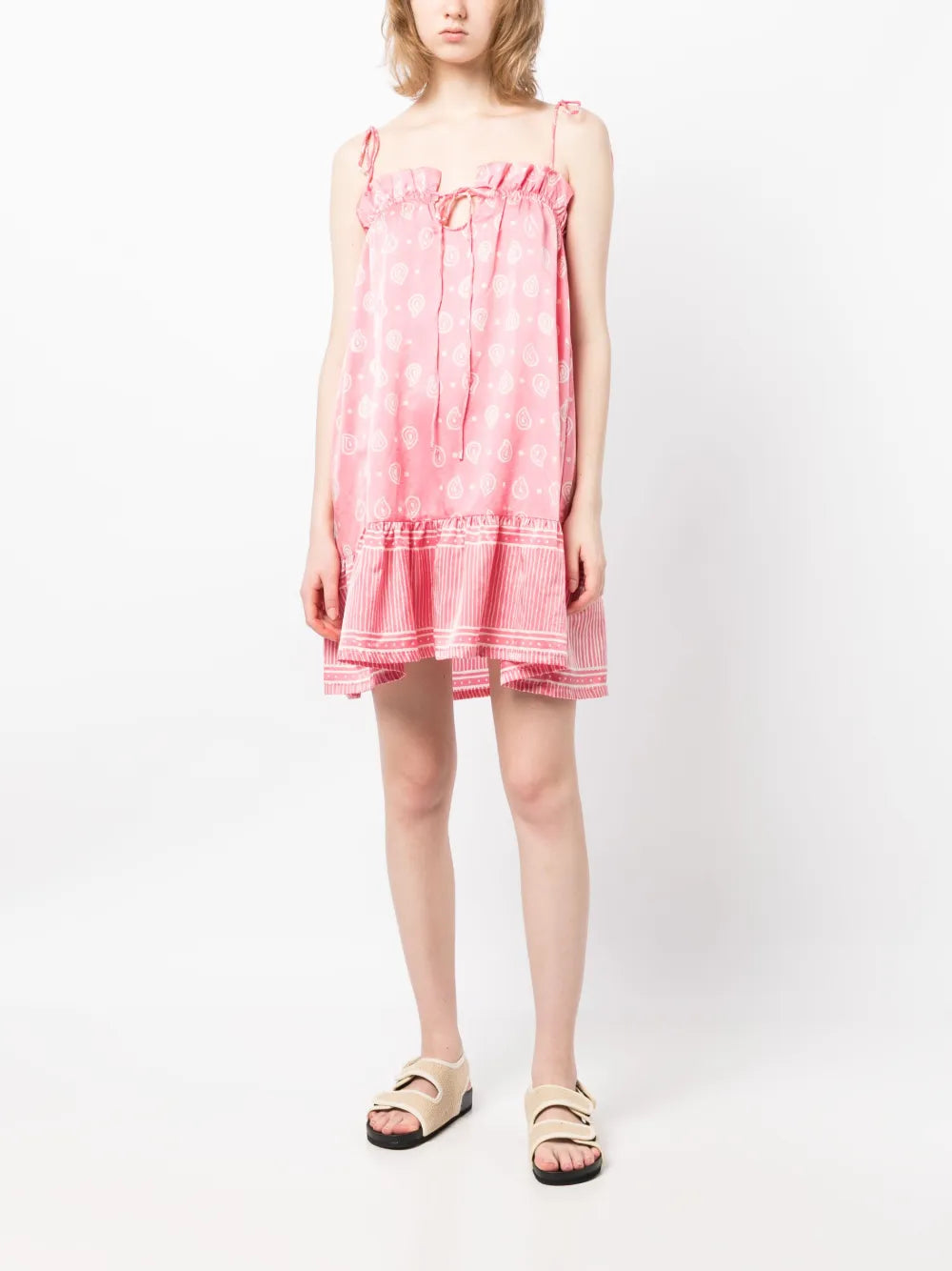 Daisy Graphic-Print Minidress