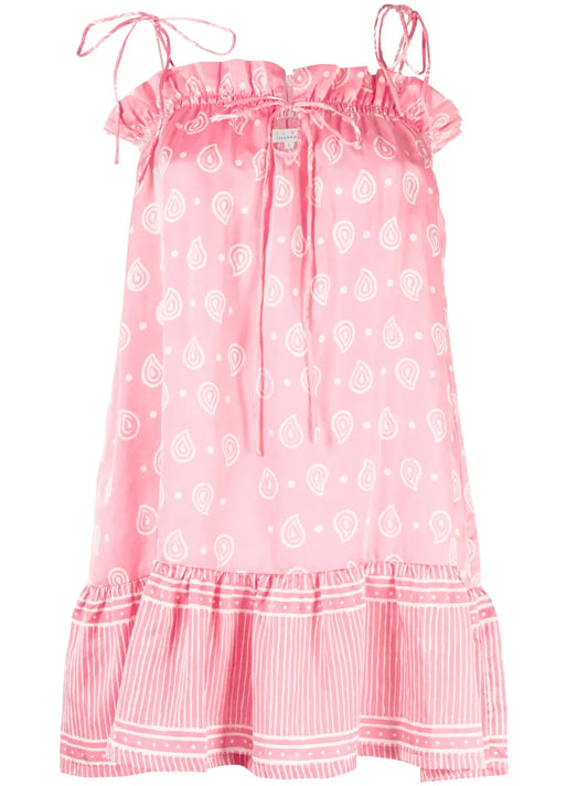 Daisy Graphic-Print Minidress