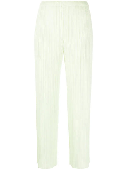 Plissé Cropped Trousers