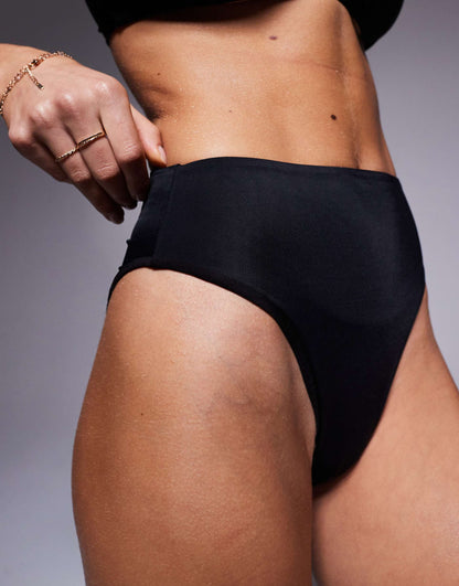 Maya Mix And Match High Leg High Waist Bikini Bottom