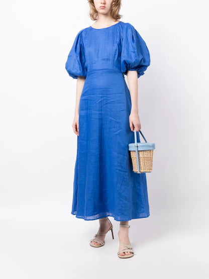 Valerina Linen Maxi Dress