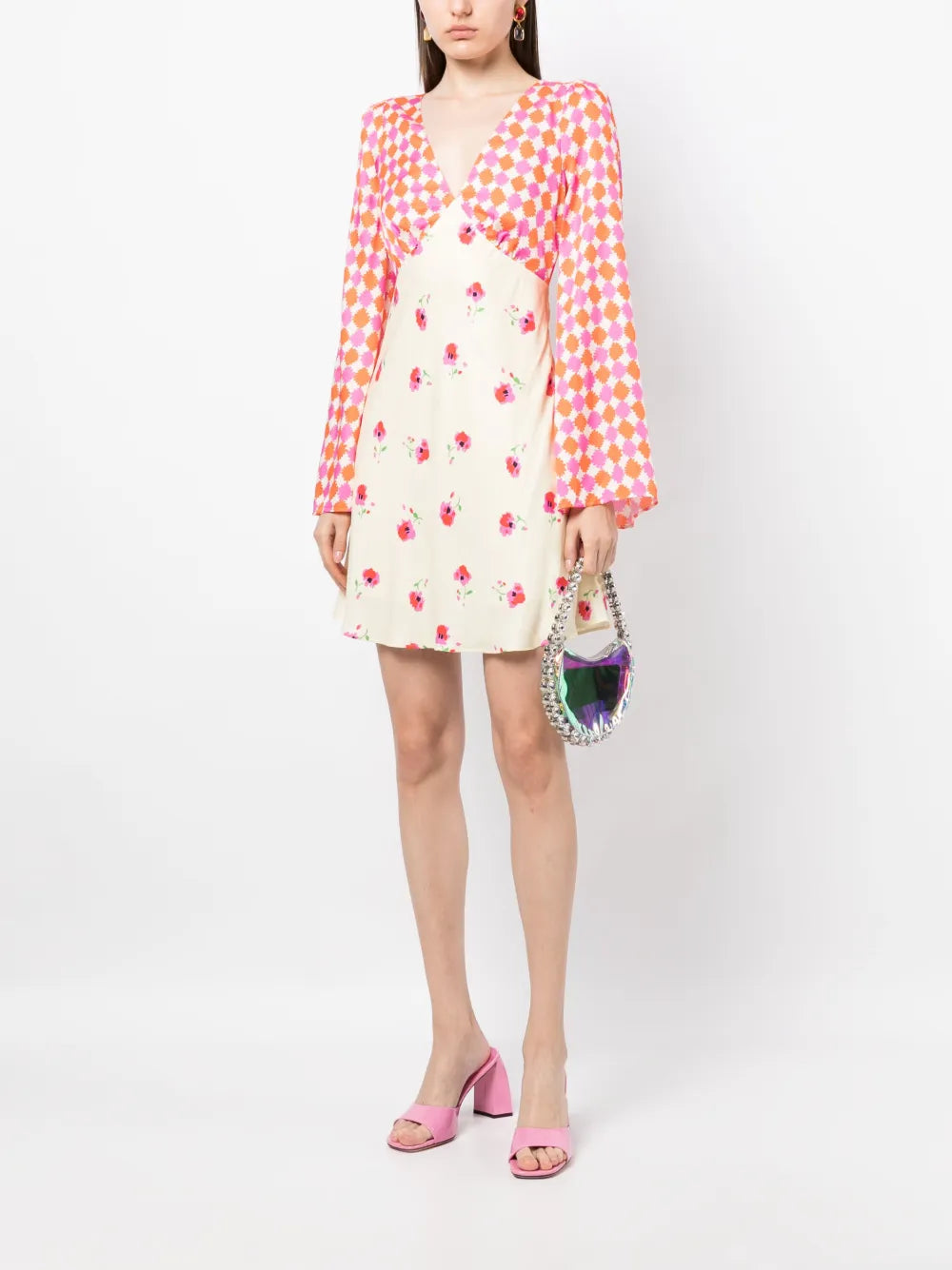 Roosalie Graphic-Print Mini Dress