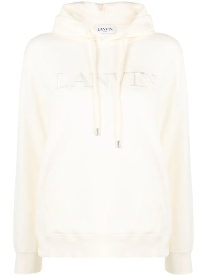 Logo-Embroidered Fleece Hoodie