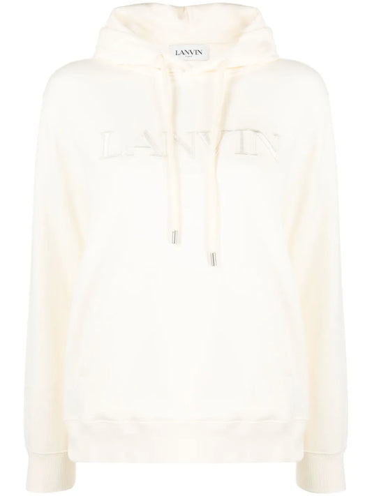 Logo-Embroidered Fleece Hoodie