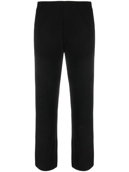 Mid-Rise Straight-Leg Tailored Trousers