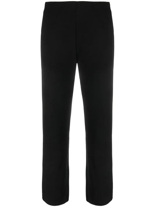 Mid-Rise Straight-Leg Tailored Trousers