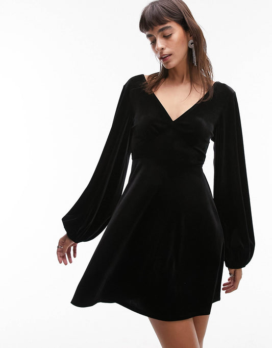 Cross Back Tea Dress