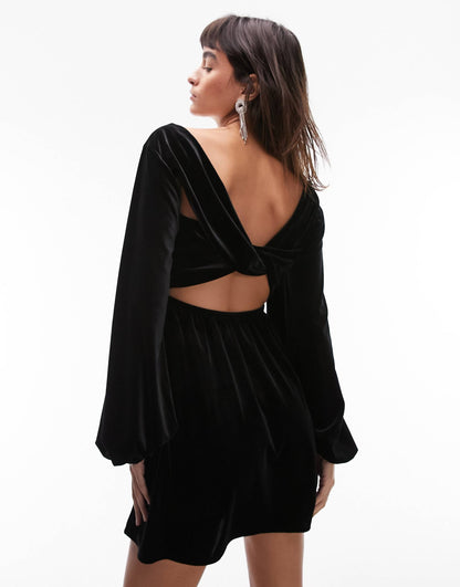 Cross Back Tea Dress