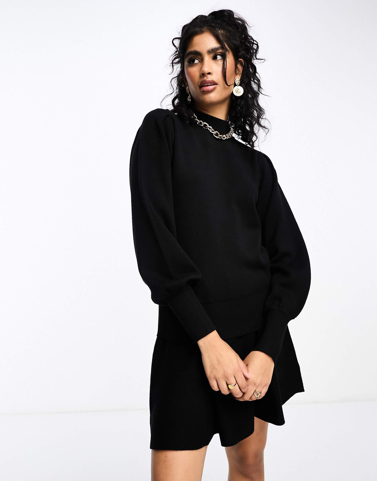 Knitted Mini Skirt Co-Ord
