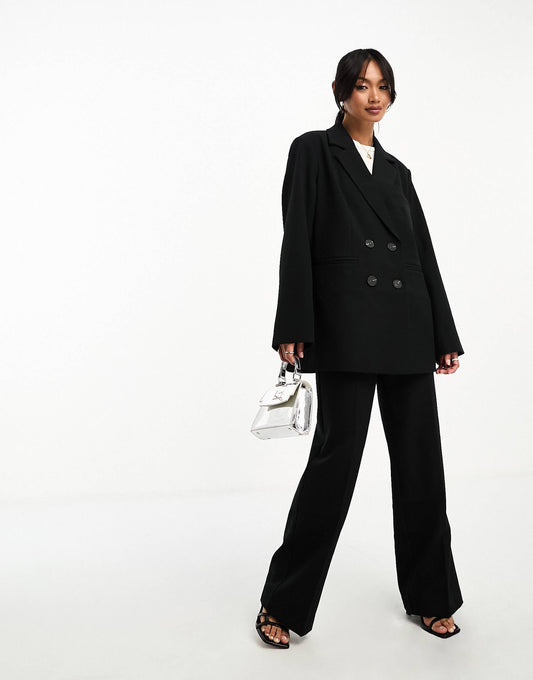 Tailored Double Breasted Blazer & Wide Leg Trouser Co-Ord