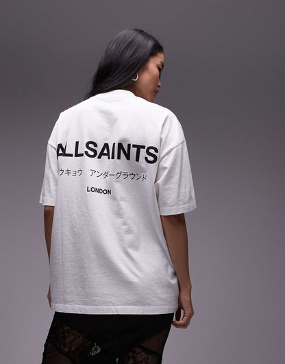 Underground Oversized T-Shirt With Back Logo