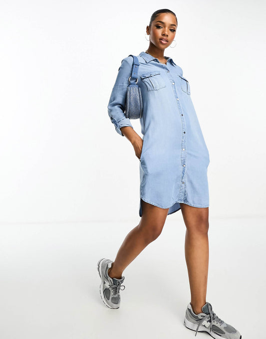 Denim Mini Dress