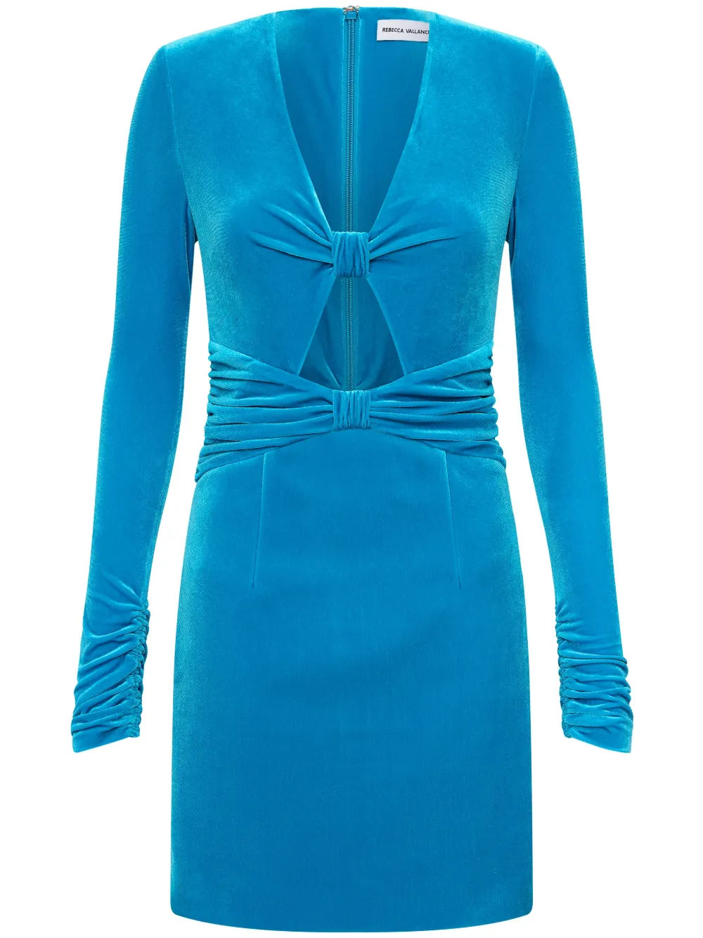 Bernadette Cut-Out Velvet Minidress
