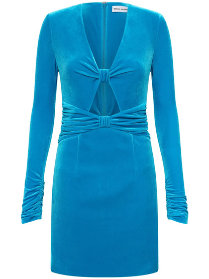 Bernadette Cut-Out Velvet Minidress