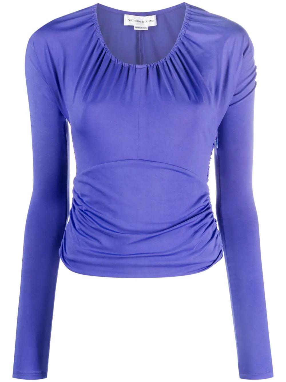 Gathered Stretch-Jersey Top