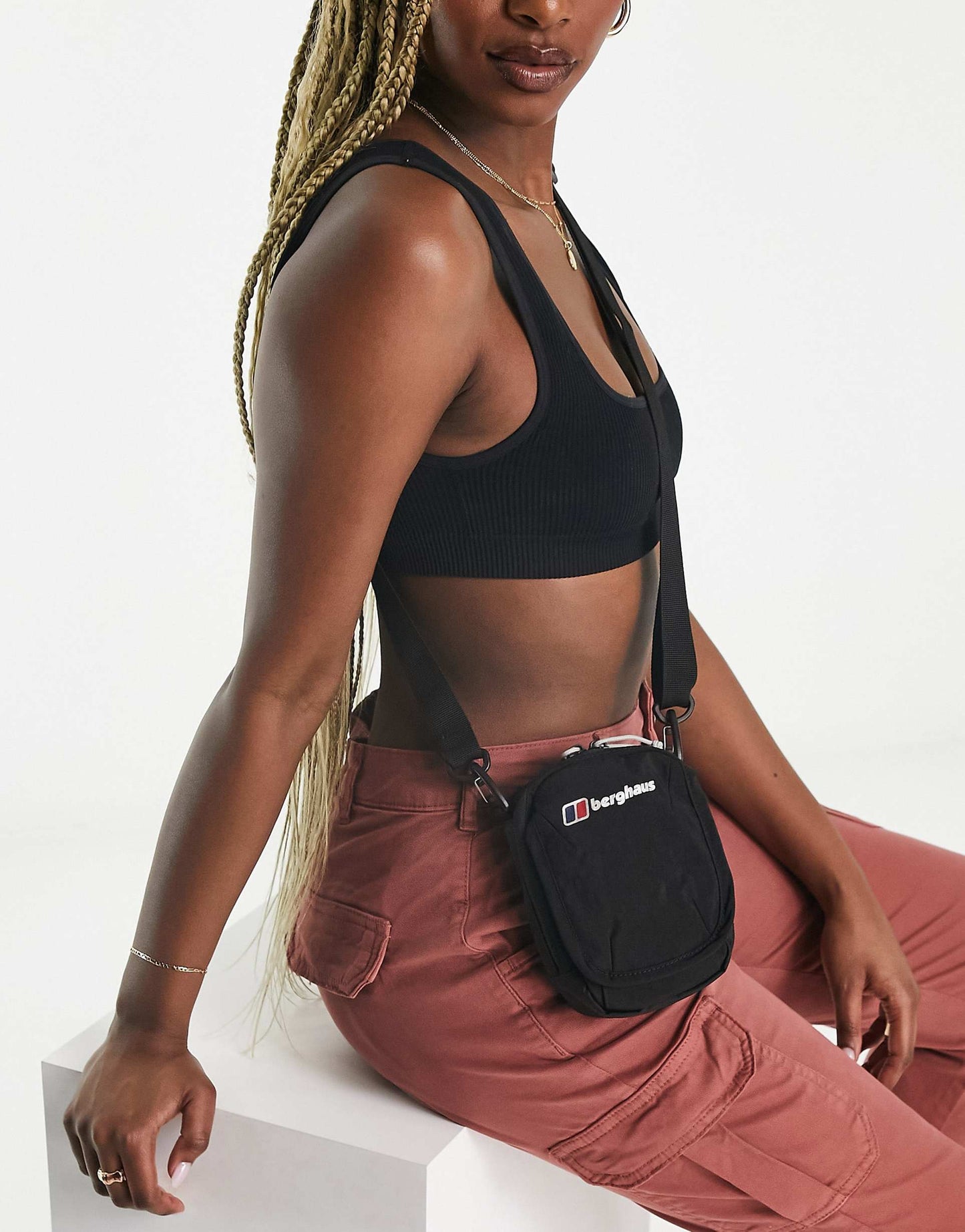 Logo Cross Body Flight Bag
