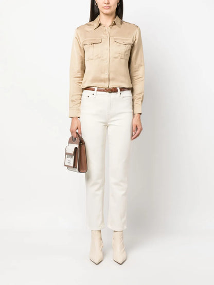 Ankle-Length Straight Trousers