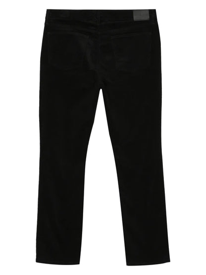 Mid-Rise Slim-Fit Trousers