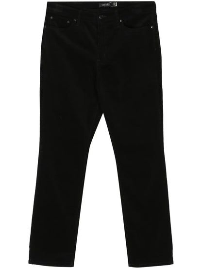 Mid-Rise Slim-Fit Trousers