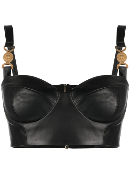 Medusa '95 Leather Bustier Top