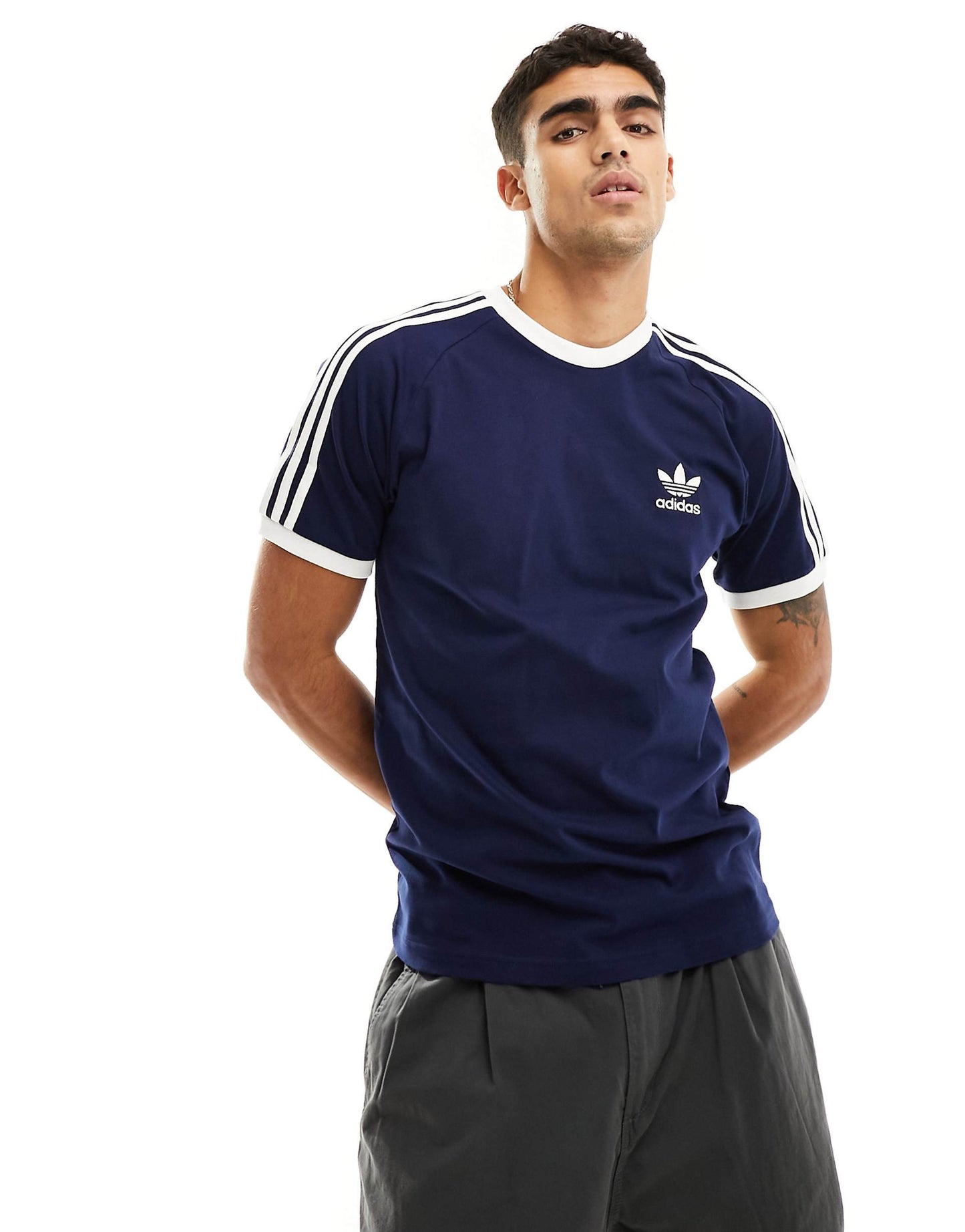 Originals 3 Stripe Ringer T-Shirt