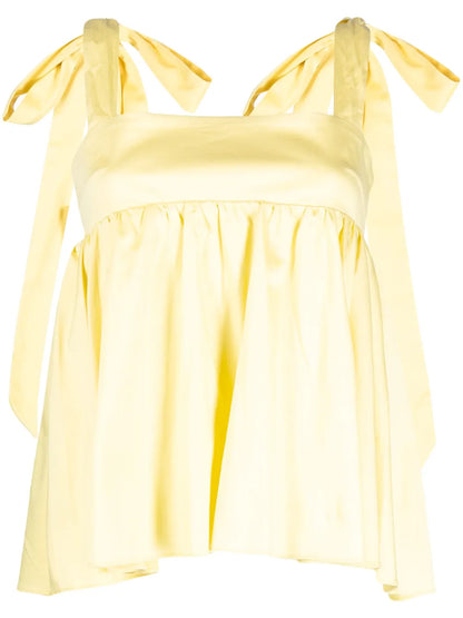 Susan Sleeveless Stretch-Cotton Top