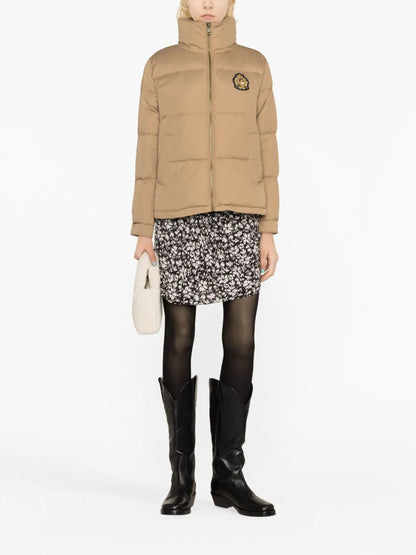 Logo-Patch Down Puffer Jacket