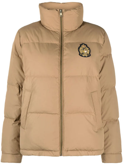 Logo-Patch Down Puffer Jacket