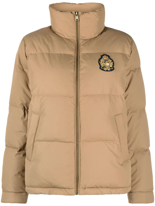Logo-Patch Down Puffer Jacket