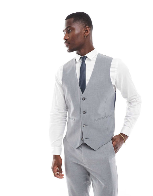 Super Skinny Suit Waistcoat