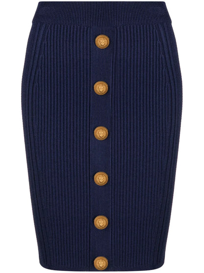 Cable-Knit Pencil Skirt