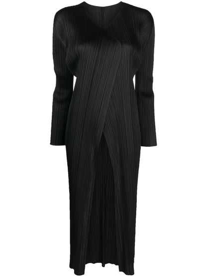 Monthly Colors Plissé Single-Breasted Coat