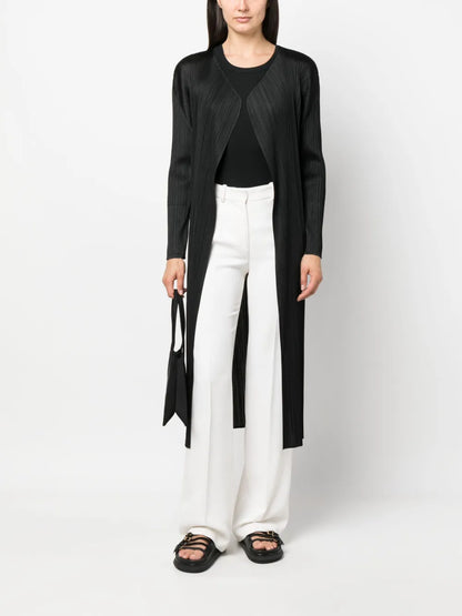 Monthly Colors Plissé Single-Breasted Coat